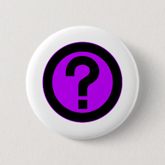 Question Mark Ask Query Symbol Punctuation 2 Inch Round Button