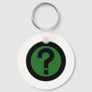 Question Mark Ask Query Symbol Punctuation Keychain