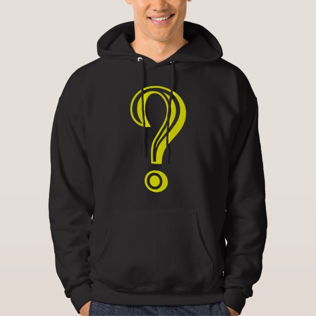 Question Mark Chiseled Hoodie (Front)