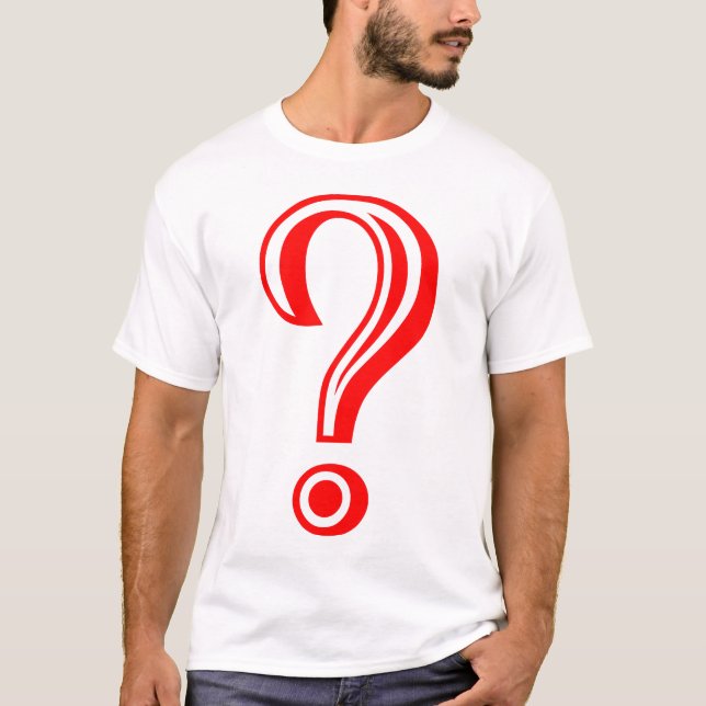 Question Mark Chiseled T-Shirt (Front)