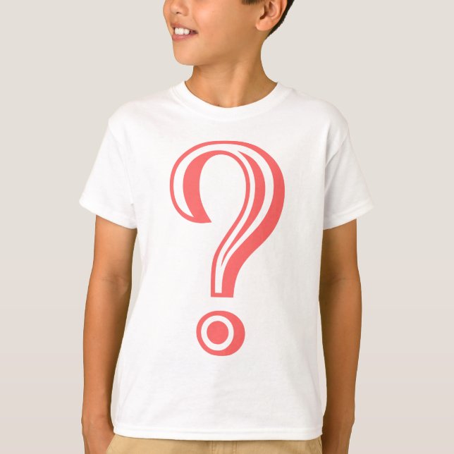 Question Mark Chiseled T-Shirt (Front)