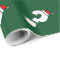 Question mark Christmas Santa hat wrapping paper
