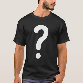 Question Mark Couple Guess Who Costume T-Shirt