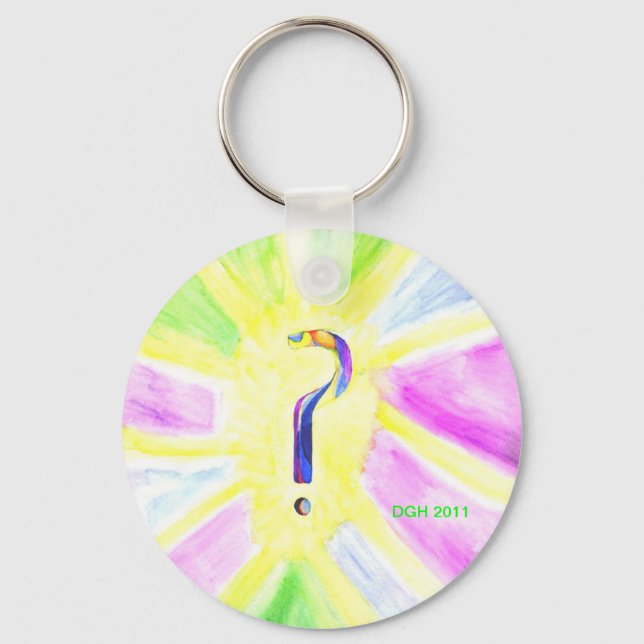 Question Mark key chain (Front)