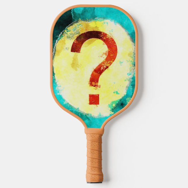 Question Mark Pickleball Paddle (Front)