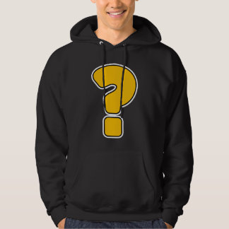 Question Mark Punctuation Fan Hoodie