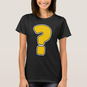 Question Mark Slogan Costume T-Shirt