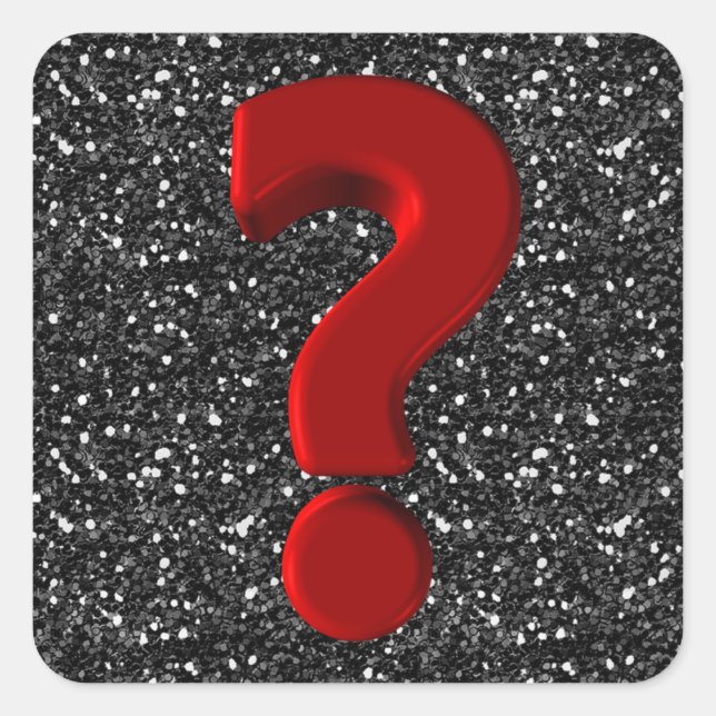 Question Mark Stickers (Front)