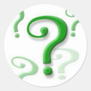 Question Mark Stickers