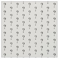 Question mark typographic concept design