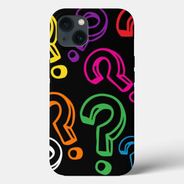 Question Marks Case-Mate iPhone Case (Back)