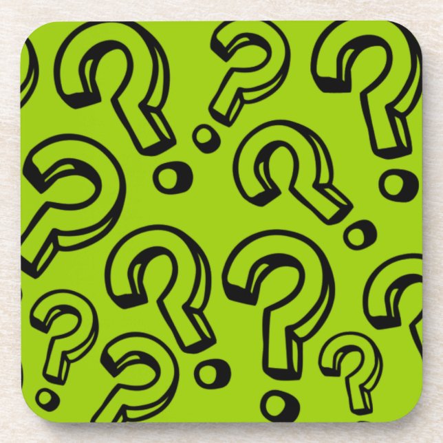 Question Marks Coaster (Front)