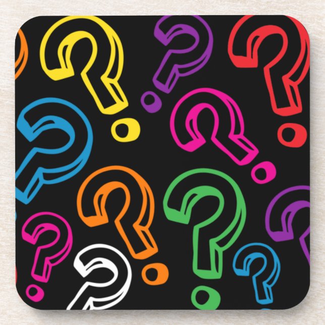 Question Marks Coaster (Front)