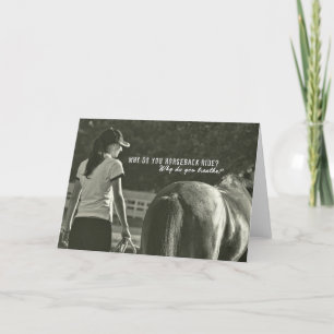 QUESTION OF PASSION Greeting Card
