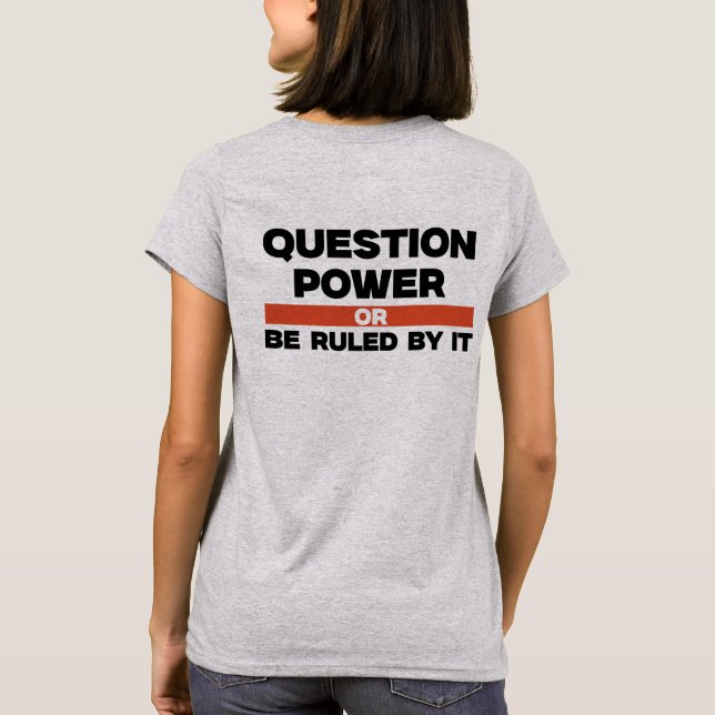 Question Power T-shirt femmes (Dos)