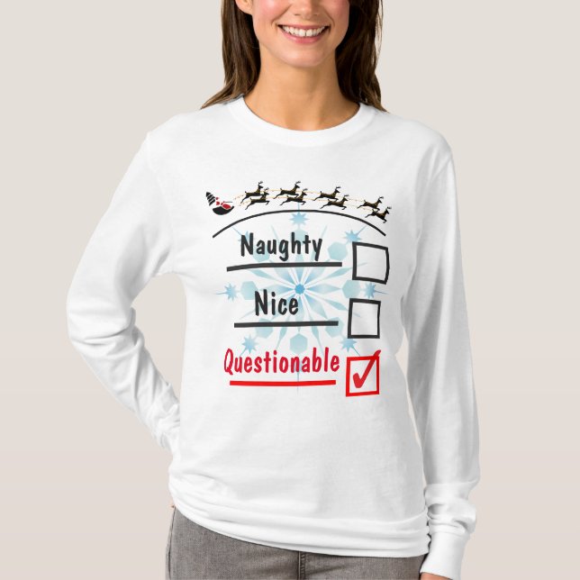 Questionable Christmas T-Shirt (Front)