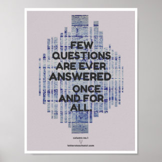 Questions Poster
