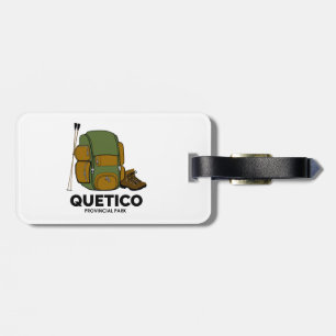 Quetico Provincial Park Backpack Luggage Tag