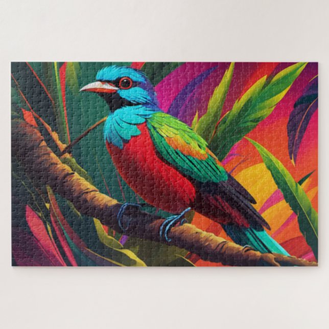 Quetzal Bird Jigsaw Puzzle Puzzle (Horizontal)