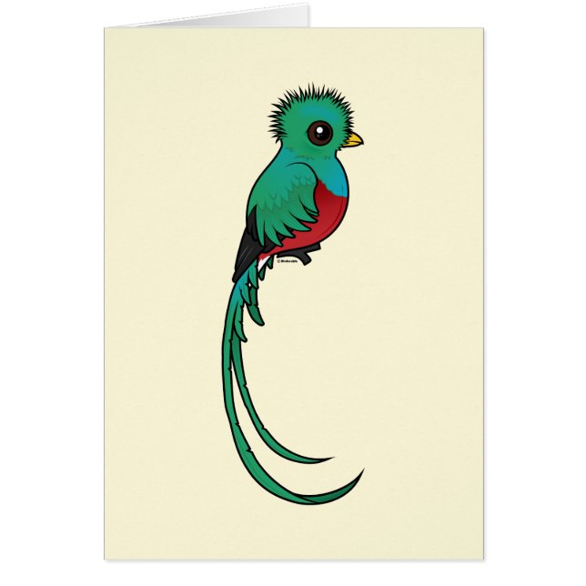 Quetzal resplendissant de Birdorable (Devant)