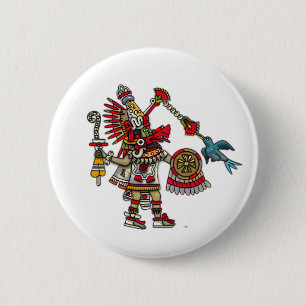 Quetzalcoatl 2 Inch Round Button