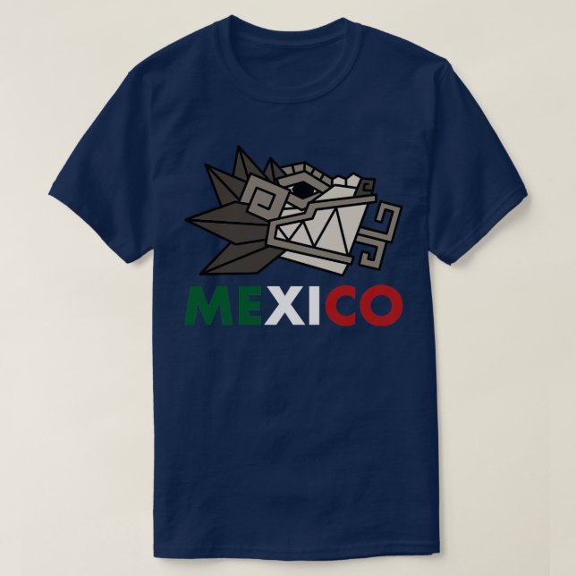 Quetzalcoatl Aztec Feathered Serpent Mayan Inca Me T-Shirt (Design Front)