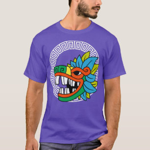 Quetzalcoatl Aztec Feathered Serpent Mayan Inca To T-Shirt