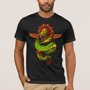 Quetzalcoatl Aztec God T-Shirt