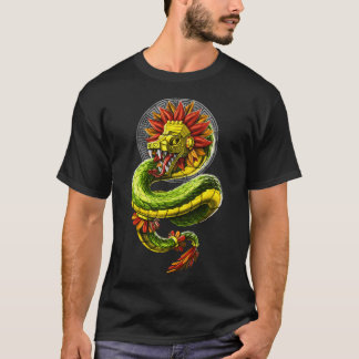 Quetzalcoatl Aztec Serpent God T-Shirt