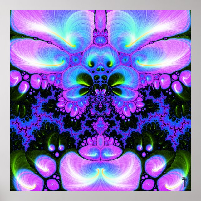 Quetzalcoatl Blossom V 1  Art Print (Front)