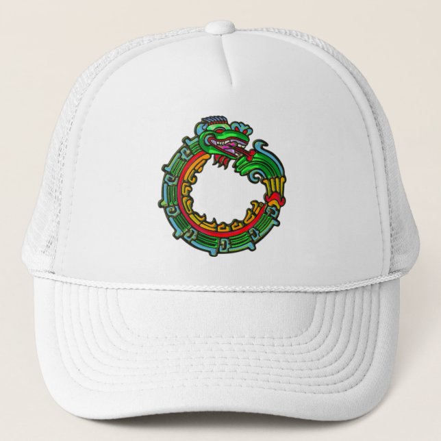 Quetzalcoatl Trucker Hat (Front)