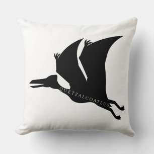Quetzalcoatlus Pterosaur Prehistoric Throw Pillow