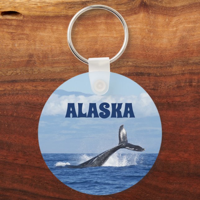 Queue de baleine Alaska Porte-clés   (Recto)