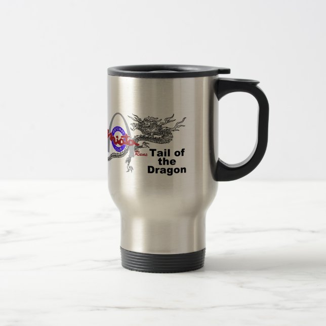 Queue de la tasse de voyage de dragon (Droit)