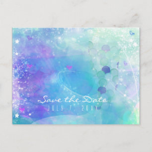 Queue de Sirène à l'Aquarelle Faire-Part de Soirée