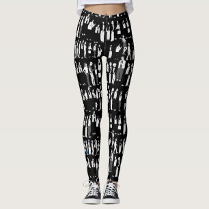 Queue, more queue Fited.Black BG Leggings