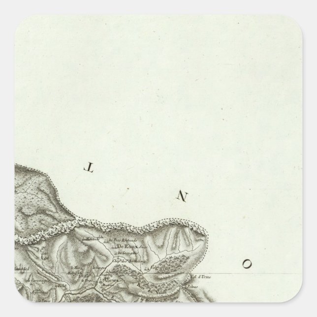 Queyras Square Sticker (Front)