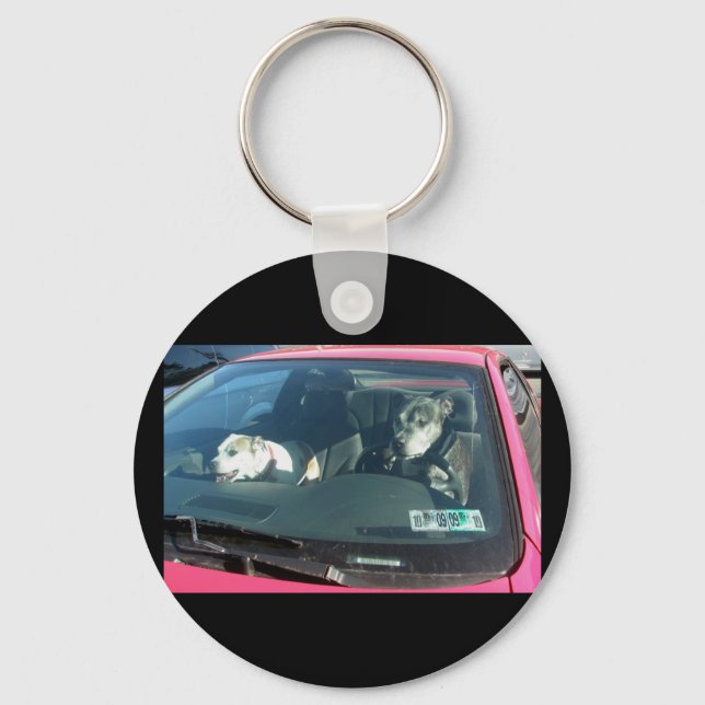 Qui a laissé sortir les chiens ? Porte-clés (Recto)