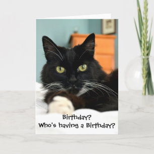 Qui a un anniversaire ? Carte de voeux