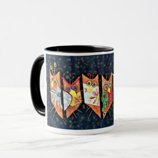 Qui aime le café ? Tasse à café à deux tons