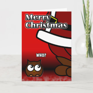 Qui ? Carte de Noël