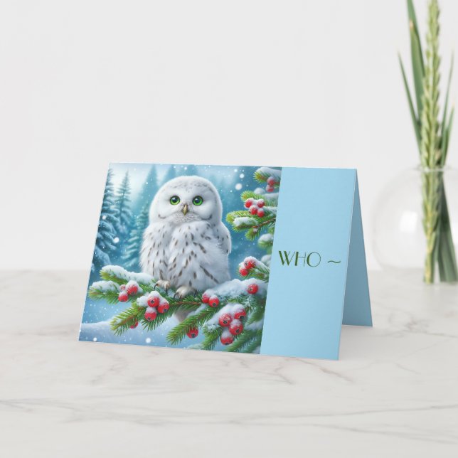 QUI ? CARTE DE NOËL POUR TOUS (Devant)