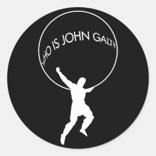 Qui est John Galt ? autocollant