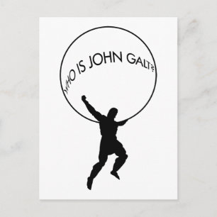 Qui Est John Galt ? carte postale