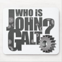 Qui est John Galt ? Tapis de souris de vitesses