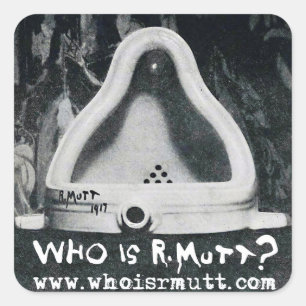 Qui est R. Mutt "Fontaine" Sticker