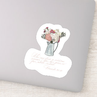 Qui peut trouver une femme vertueuse ? Autocollant