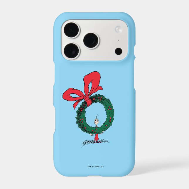 Qui regarde à travers la couronne de Noël (Verso)