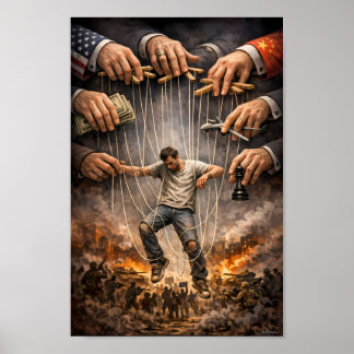 Qui tire les ficelles Affiches allégoriques de gue