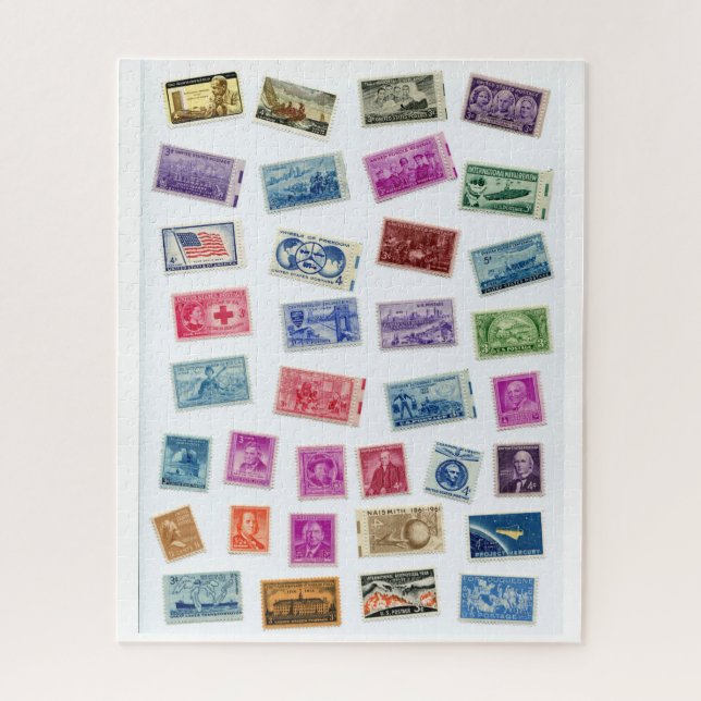 Qui veut un Défi Timbres Jigsaw Puzzle Puzzle (Vertical)